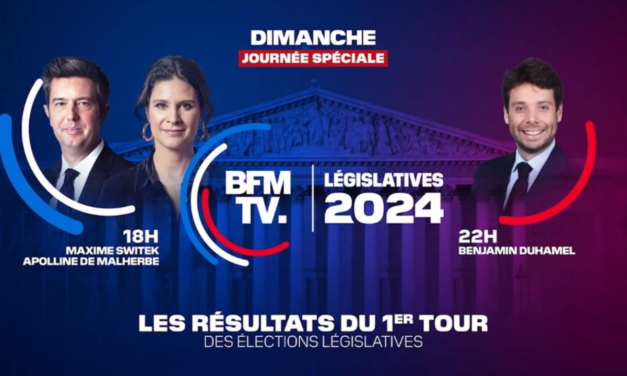 Dispositif spéciale pour la soirée des élections législatives 2024 sur BFMTV